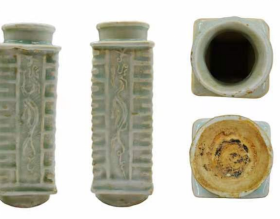 汝青琮式瓶（一对）