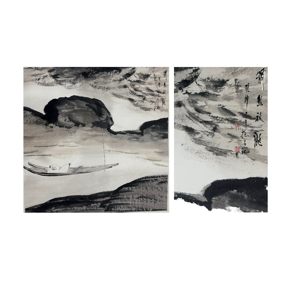 傅抱石山水人物畫